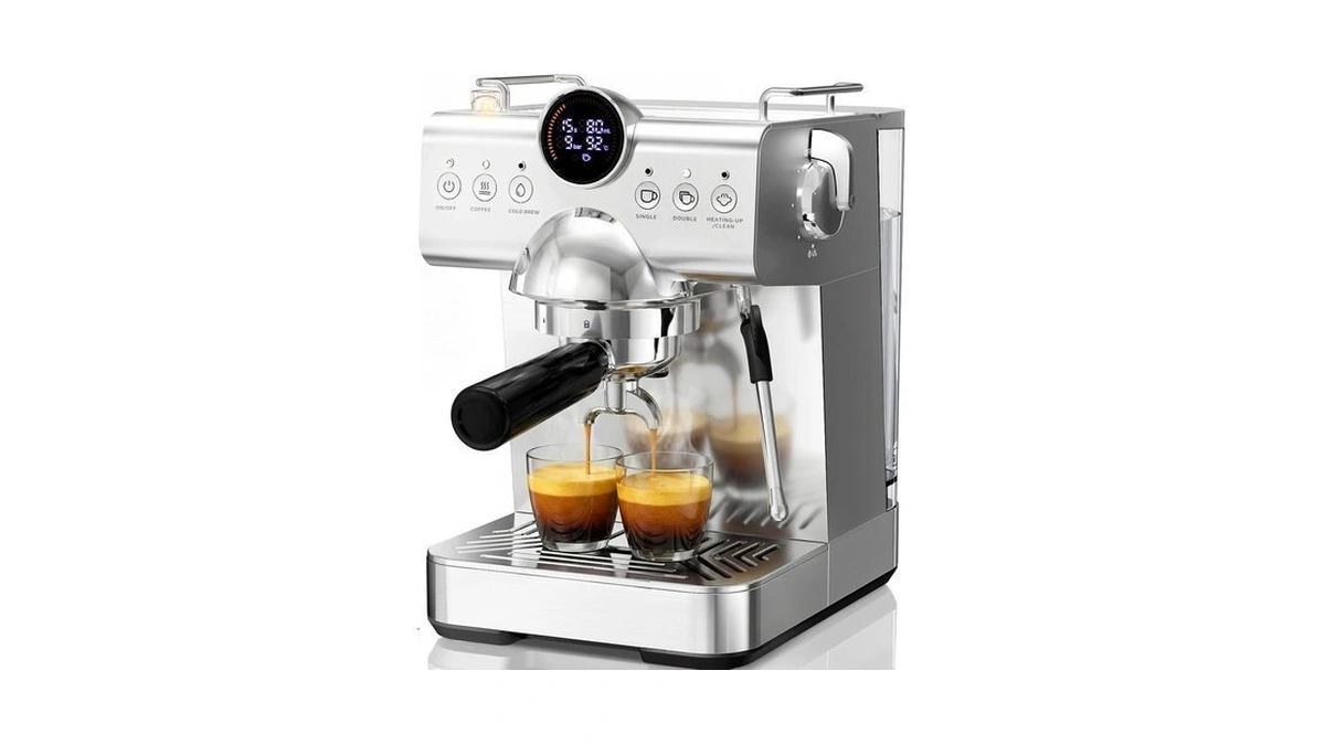 Cowsar 20 Bar Espresso Machine, Hot & Cold Brew Coffee