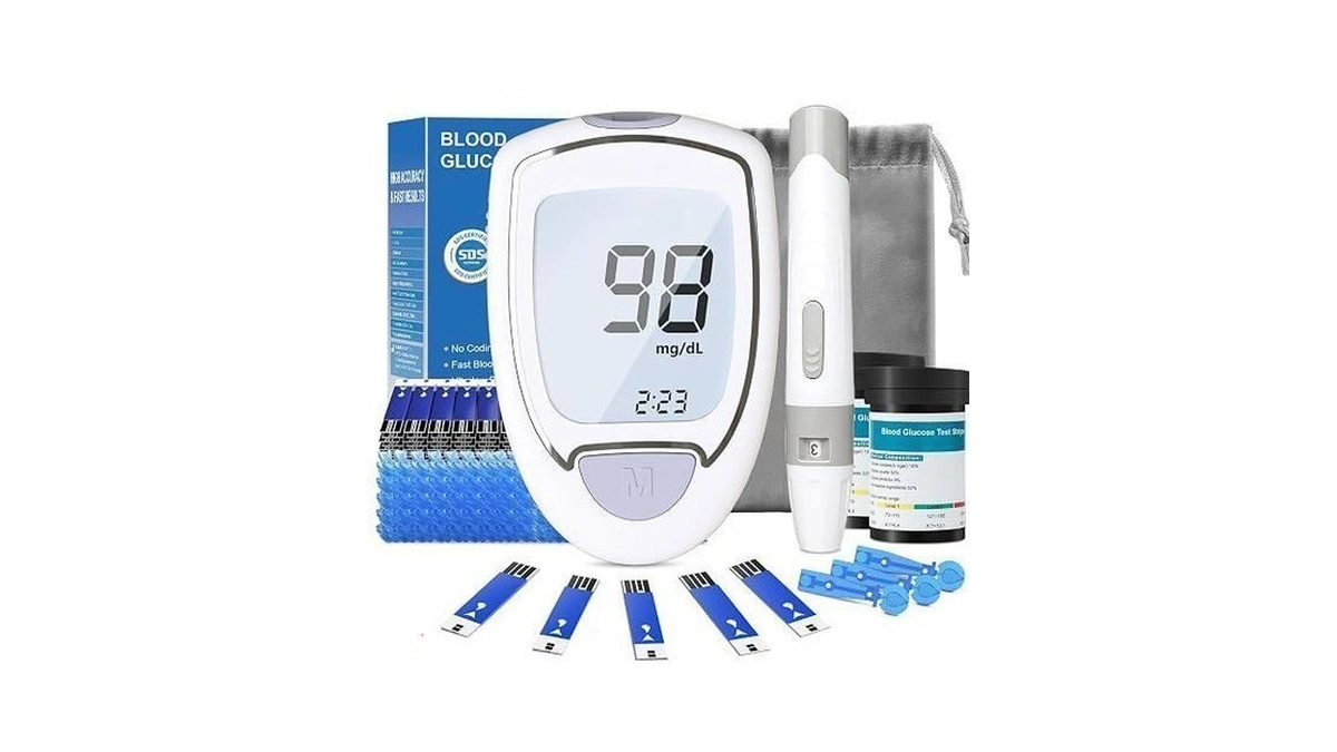 Amazon code: Glucose Monitor Kit, Blood Sugar Monitor