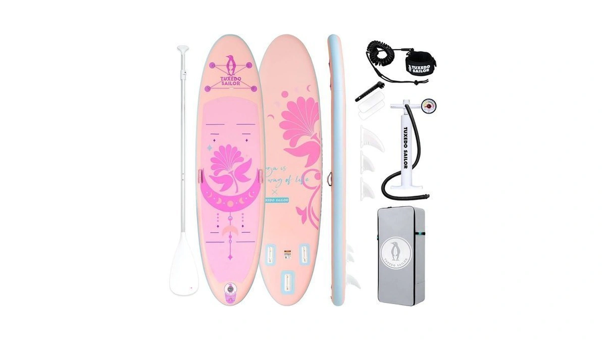 Tuxedo Sailor(10'6'') Inflatable Paddle Board With Sup Accessories