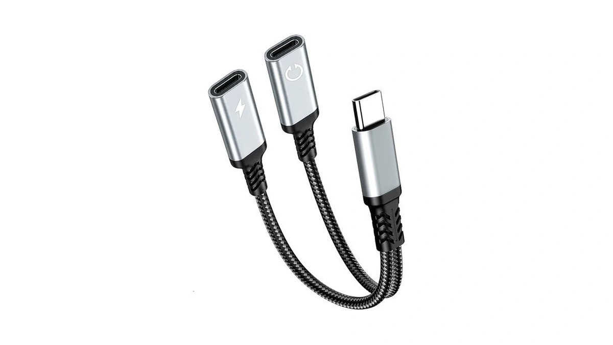 60w Usb C Splitter 1 In 2 Out Type C