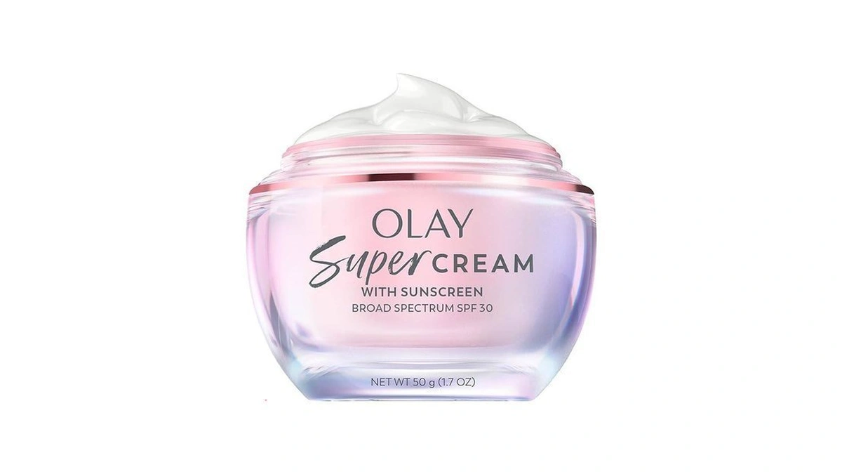 Olay Super Cream With Sunscreen Spf 30, Lightweight Face Moisturizer