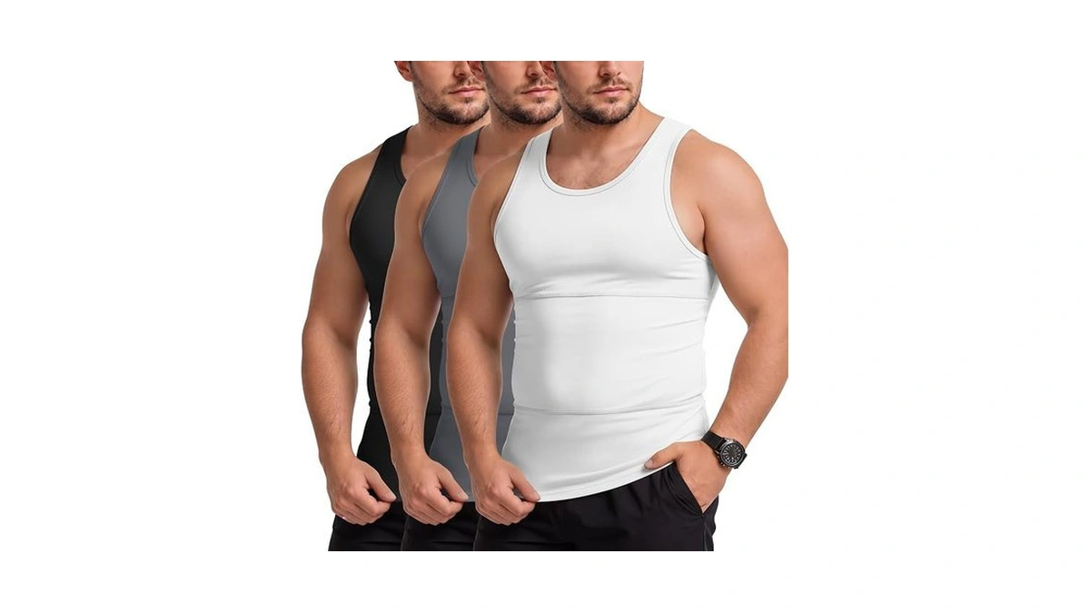 Baggyfly 3 Pack Big And Tall Mens Tank Top, 3-color