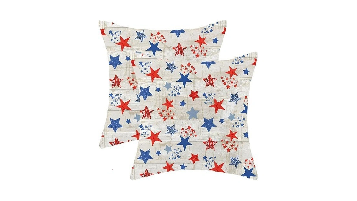 Sorktse 4th Of July Pillow Covers 18x18 Inch Set Of