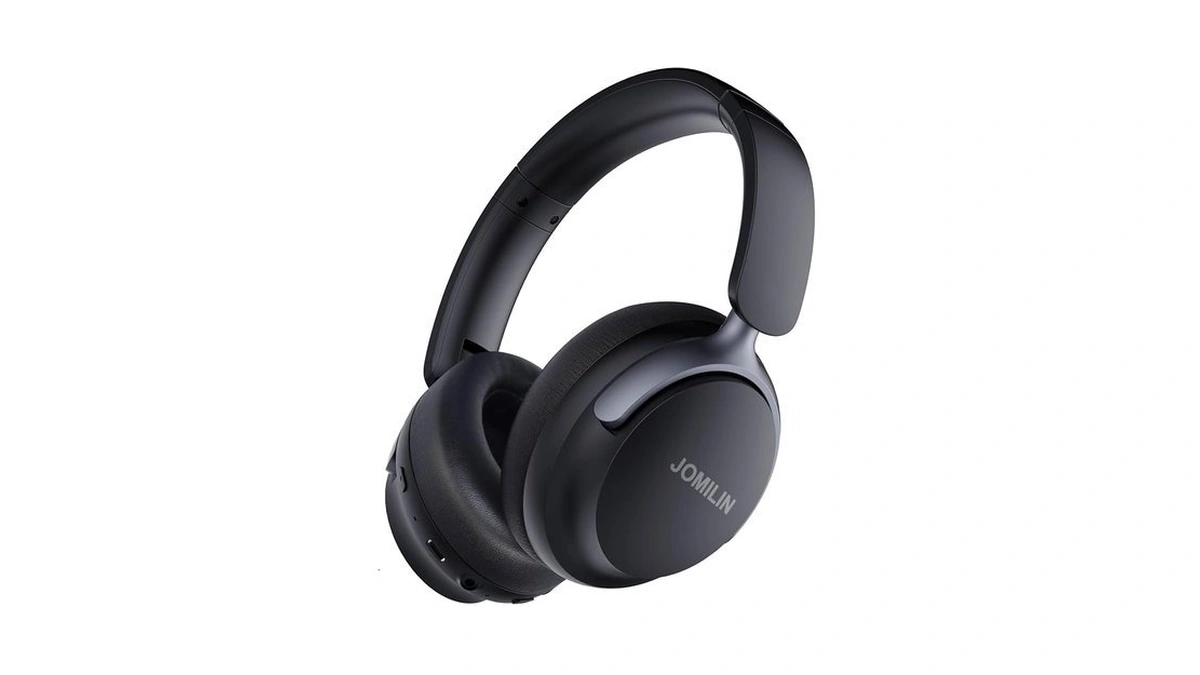 Jomilin C5 Active Noise Cancelling Headphones, Wireless Over Ear Bluetooth