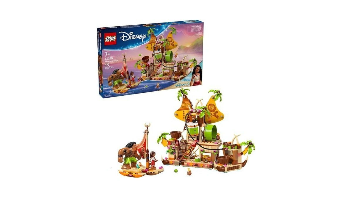 Lego Disney Moana 2 Kakamora Barge Kids Toy - Pretend