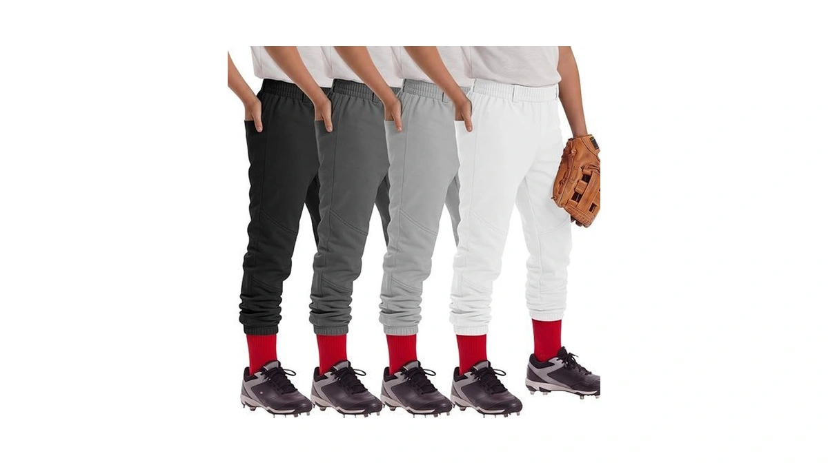 Halfchet 4 Pack Boys Athletic Baseball Sweatpants