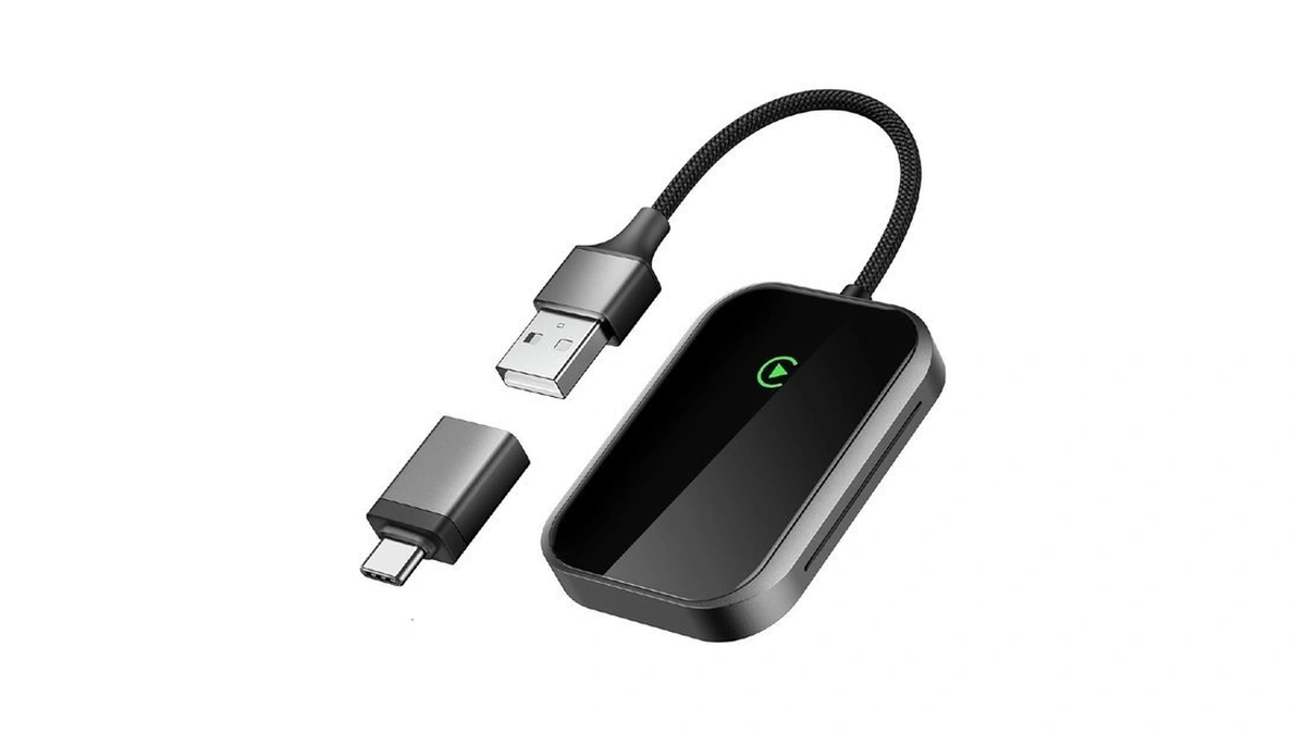 Zoltriq Wireless Carplay Adapter For Iphone, Wireless Adapter Usb-c, Bluetooth