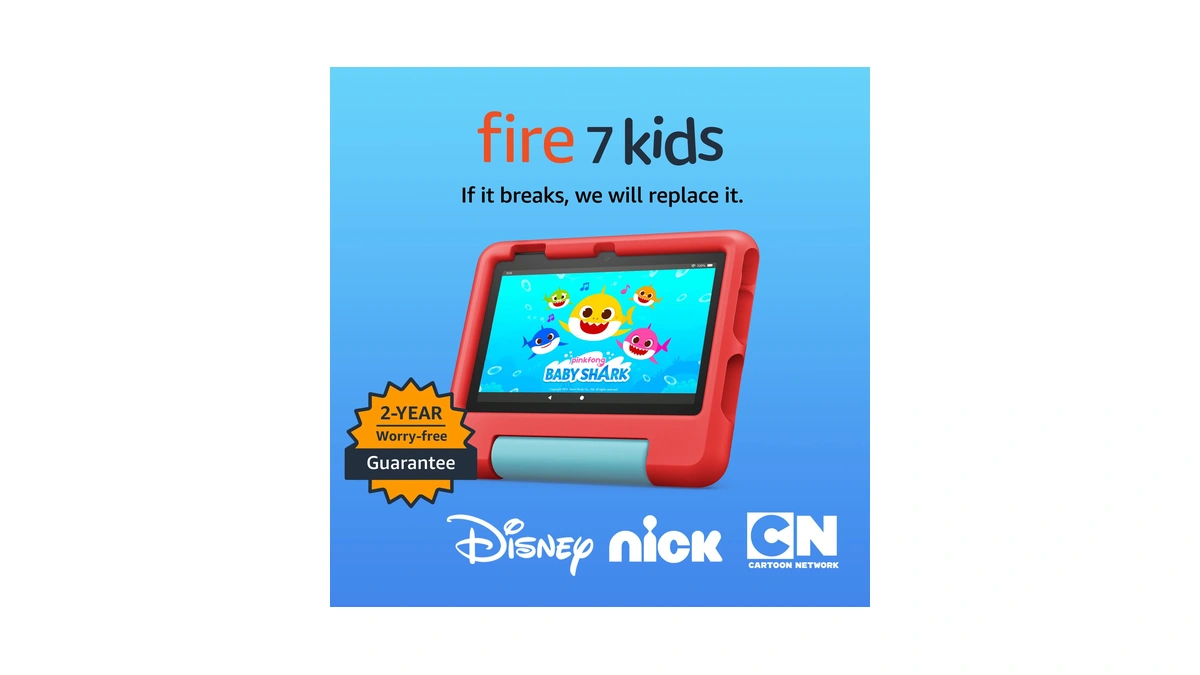 Amazon Fire 7 Kids Tablet (newest Model) Ages 3-7. Top-selling