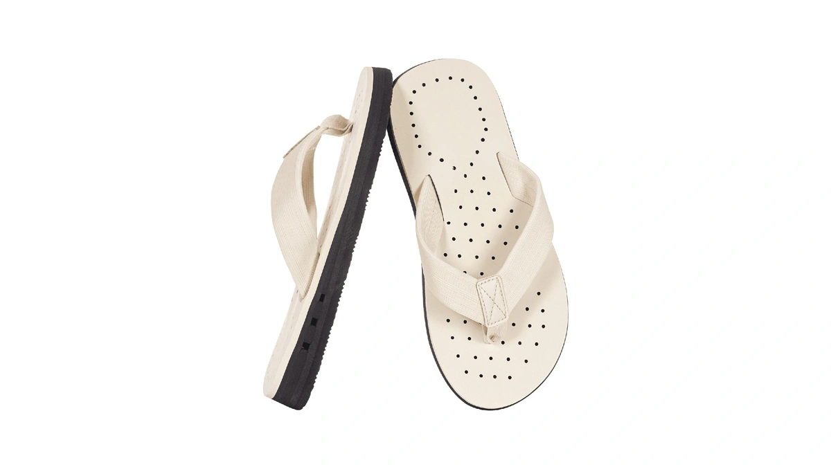 Kvbabby Kids Comfortable Flip Flops,beige,3 Big Kid