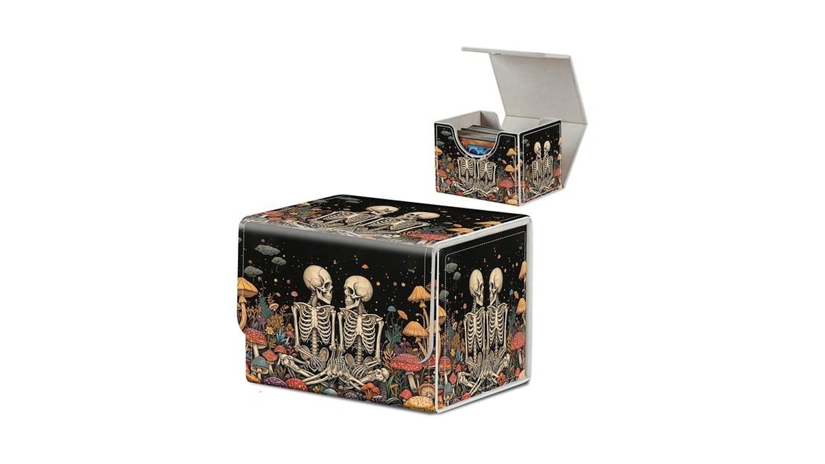 Card Deck Box For Mtg, Microfiber Lining And Waterproof Pu