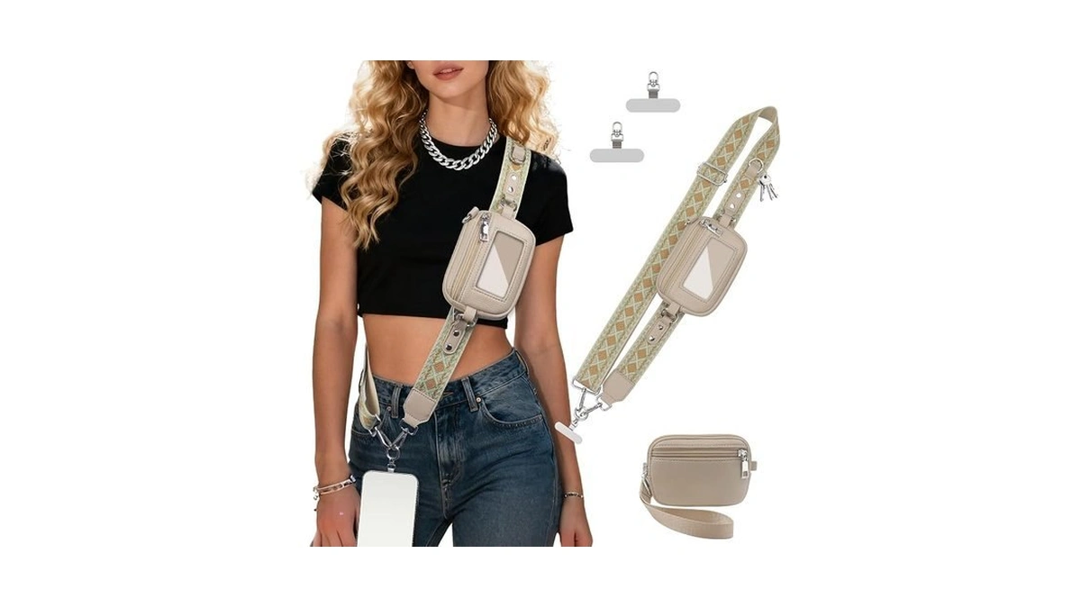 Zencjklixo Phone Lanyard Wallet Crossbody Strap To Save The Bag