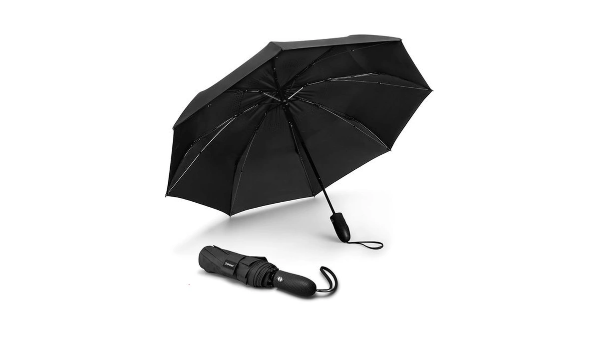 G4free Windproof Travel Umbrellas For Rain 46inch Automatic Open