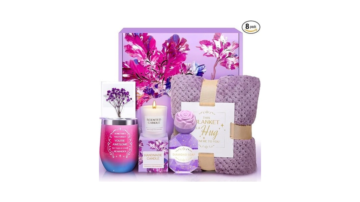Birthday Gifts For Women, Self Care Relaxing Spa Gift Baskets