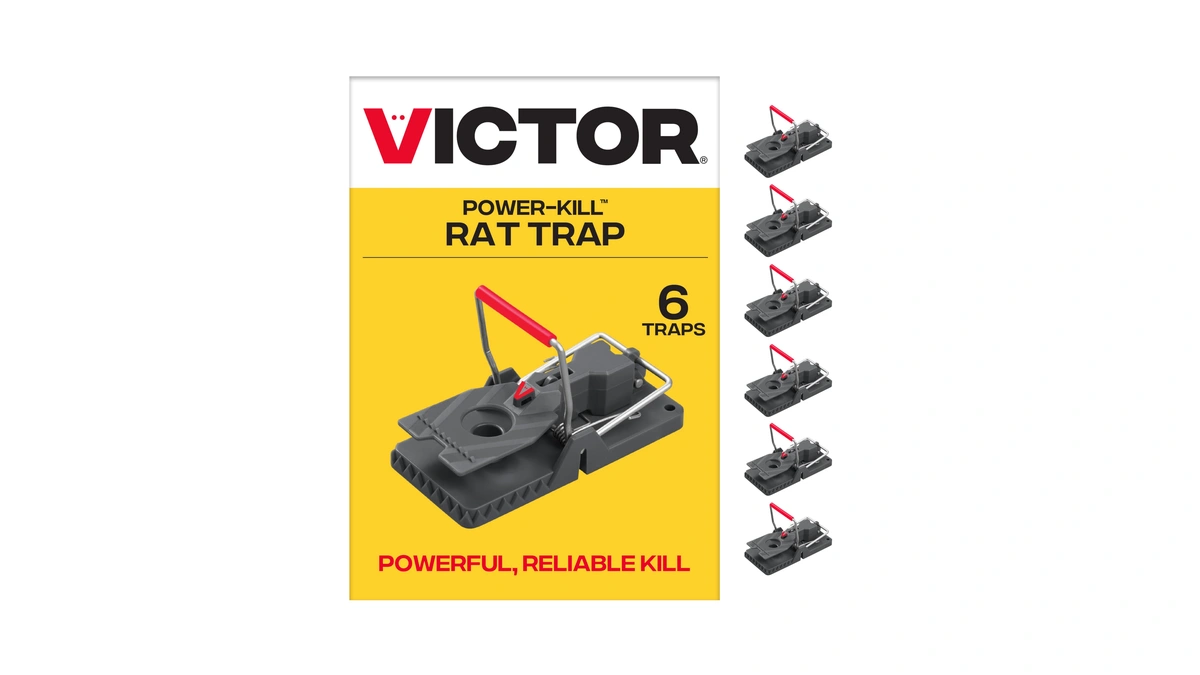 Victor M144b Instant Power-kill Easy Set Reusable Rat Trap -