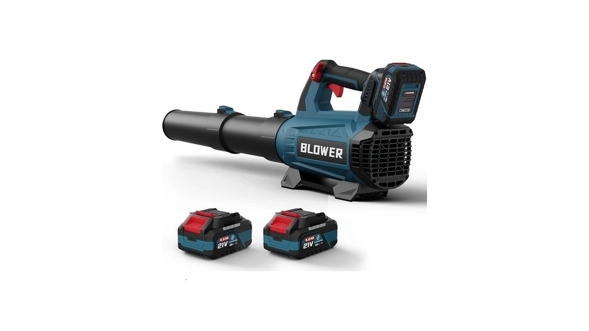 Leaf Blower Cordless With 2 X 4.0ah Batteries And Charger