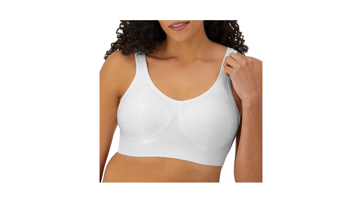 Bali Women's Wireless Bra, Comfort Revolution Full-coverage Wirefree Bra For