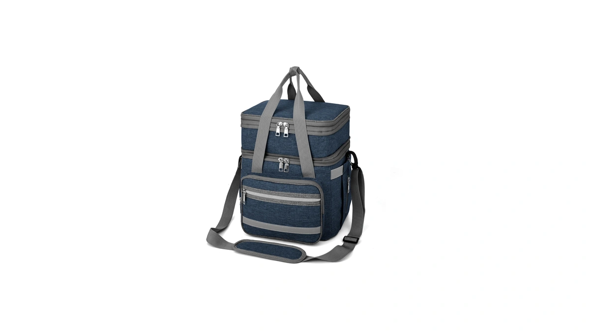 Exlifbag Lunch Box For Women, Insulated Double Deck Lunch Bag