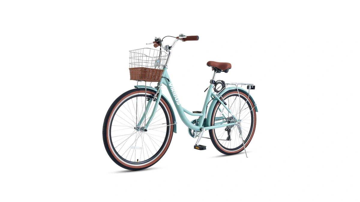 Viribus Womens Bike, 7 Speed Bike For Adults 26 In