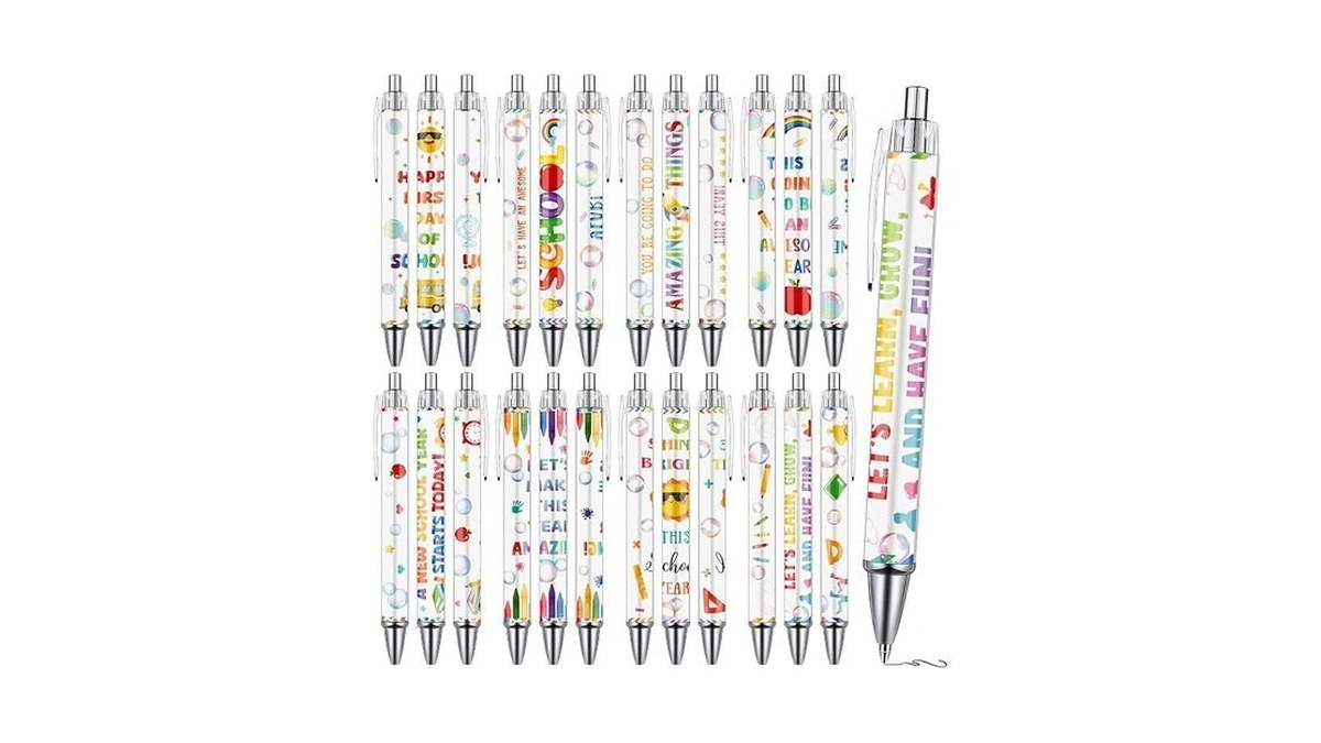 Hamdwerk Back To School Ballpoint Pens - 24 Pcs First