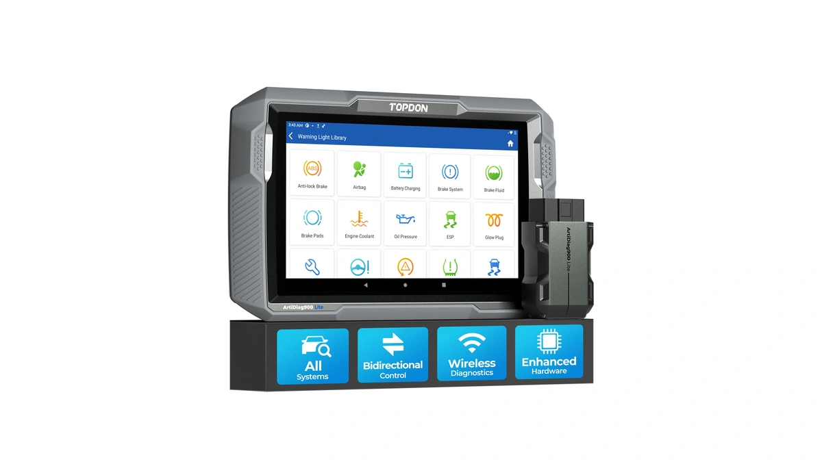 Topdon Ad900 Lite Obd2 Scanner, Bidirectional Scan Tool, 8" Large