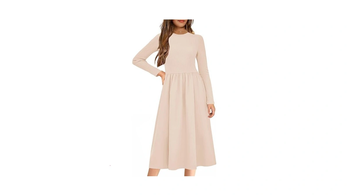 Yovion Girls Long Sleeve Dresses