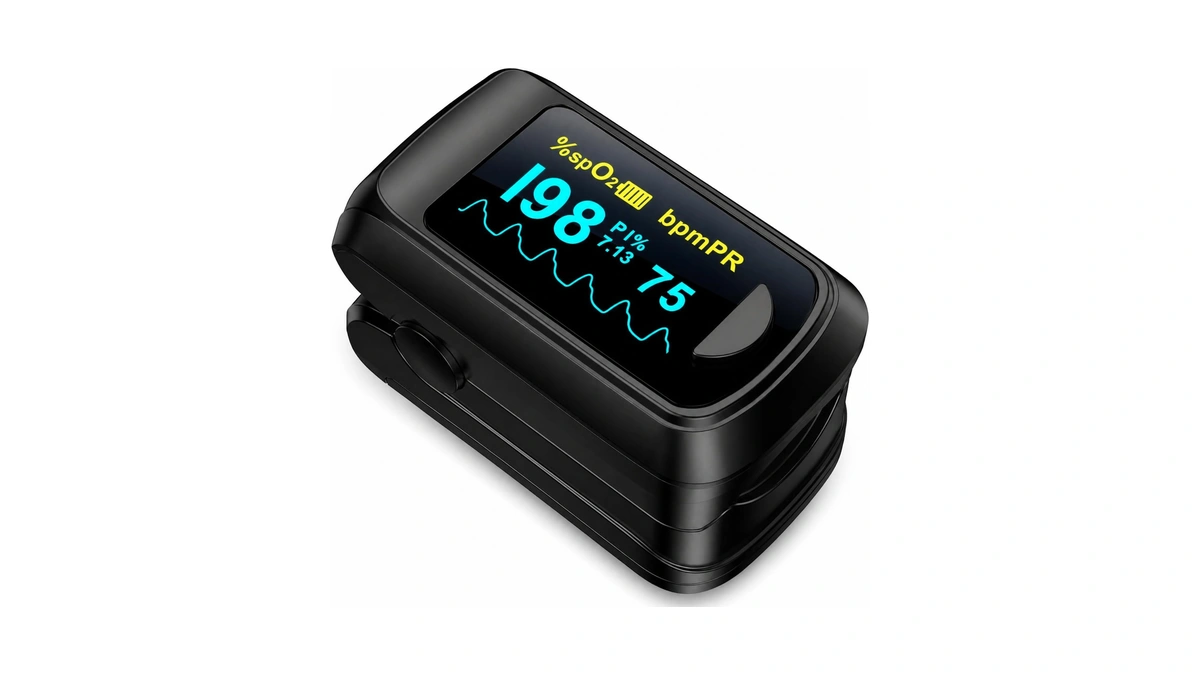 Healthtree Jks50b Pulse Oximeter Fingertip - Blood Oxygen Monitor Fingertip