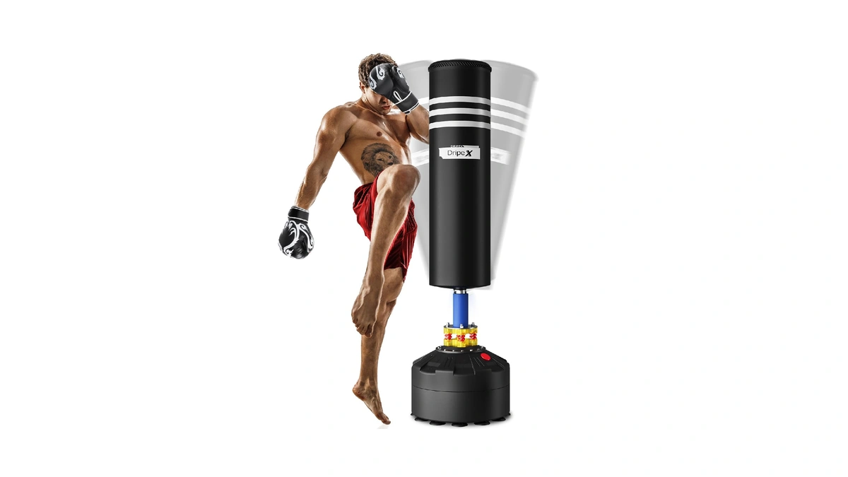 Dripex Freestanding Punching Bag 69''- 182lb Heavy Boxing Bag With