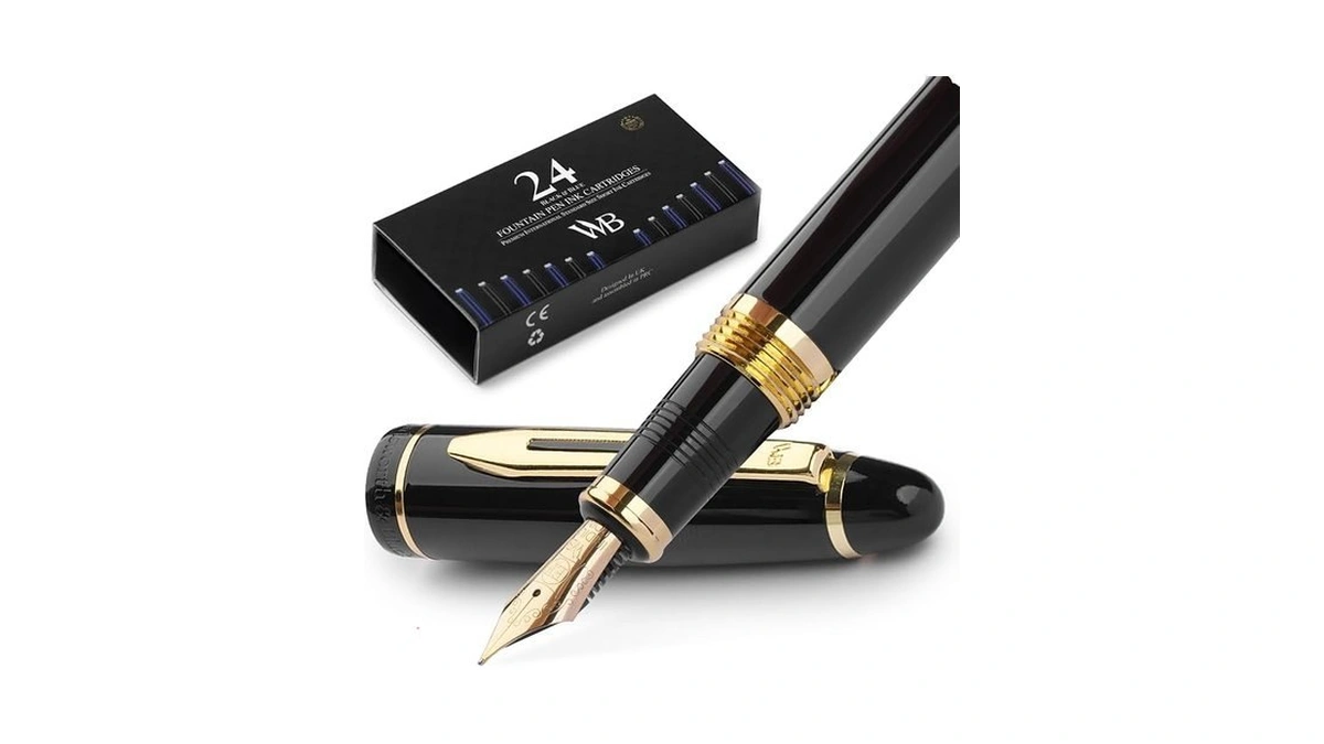Wordsworth & Black Majesti Fountain Pen Set For Writing, Extra