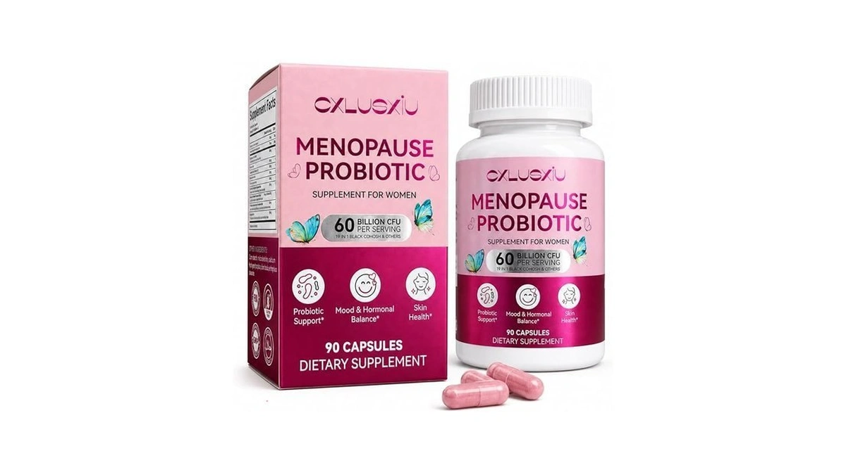 Menopause Supplement For Women, Night Sweat & Hormone Free Hot