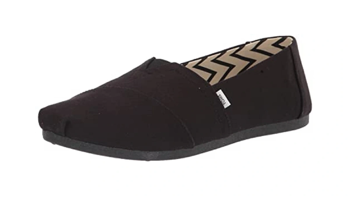Toms Women's, Alpargata Recycled Slip-on Solid Black 11 M