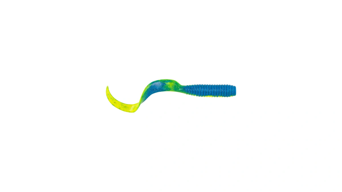 Berkley Gulp! Grub Fishing Soft Bait, Blue Fuze, 8"