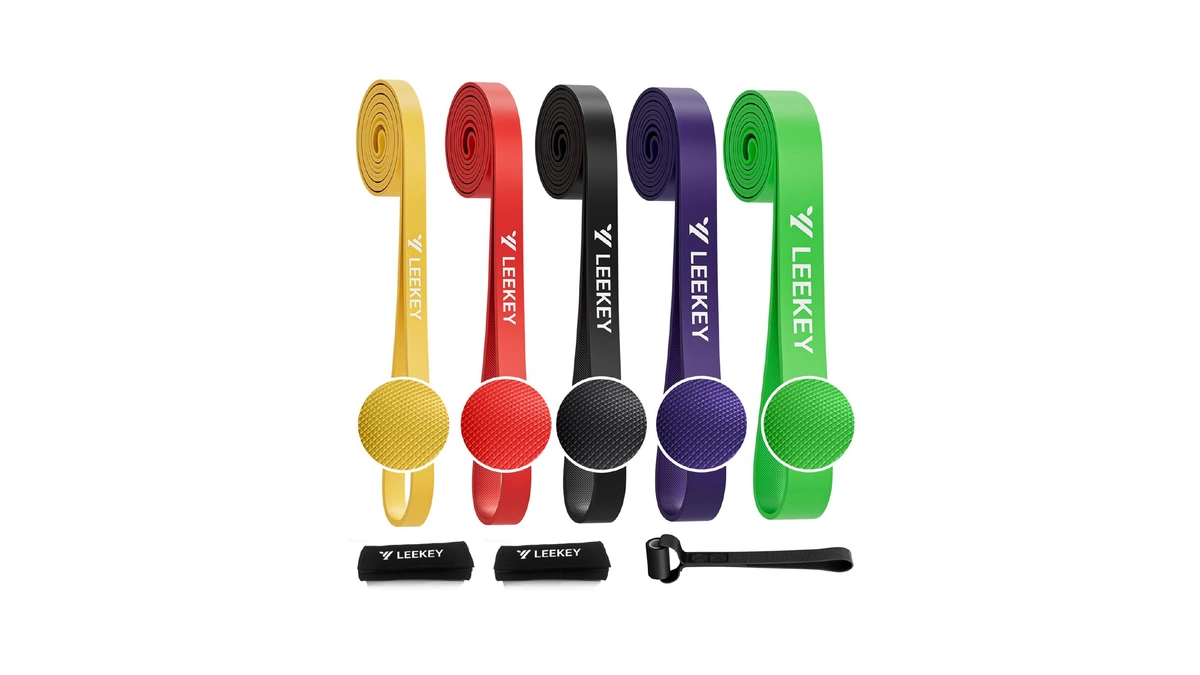 Leekey 5-level Pull Up Assistance Bands Full-body Training