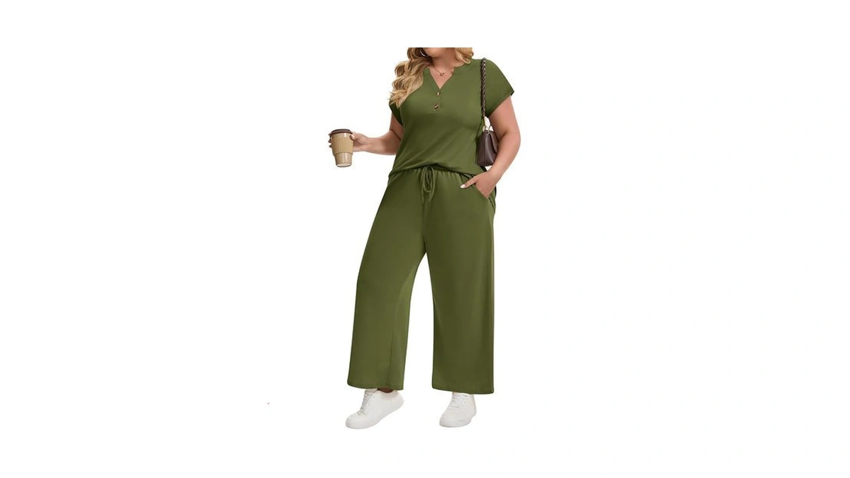 Mk Shop Limited Plus Size Two Piece Lounge Sets For