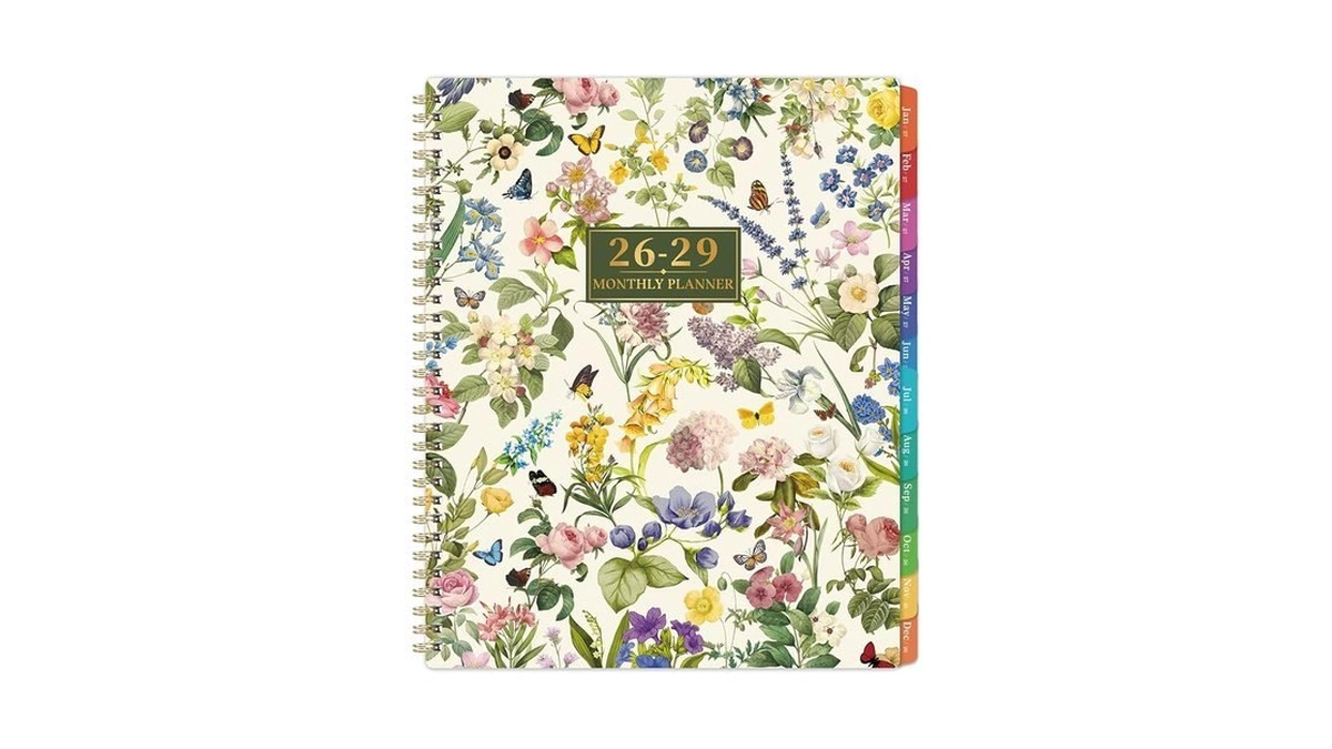 2027-2029 Monthly Planner - 3 Year Monthly Planner 2027-2029, 9''