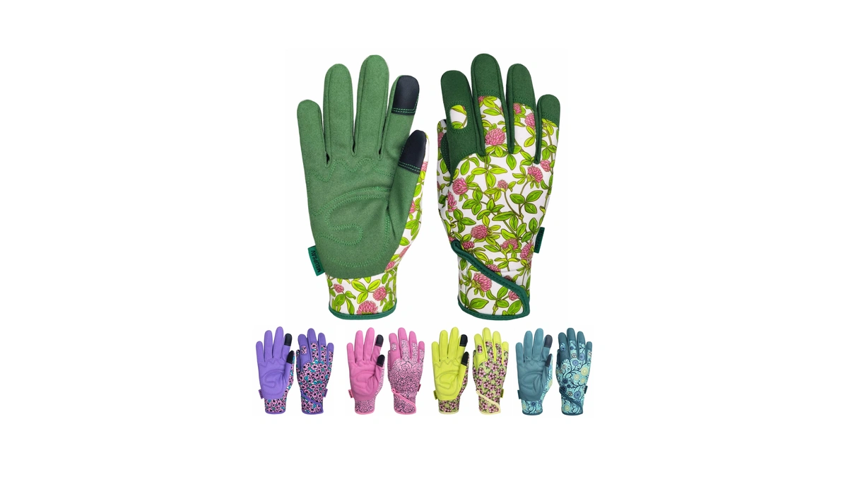 Msupsav Gardening Gloves Women,garden Glove,gardener's Gift,green,medium
