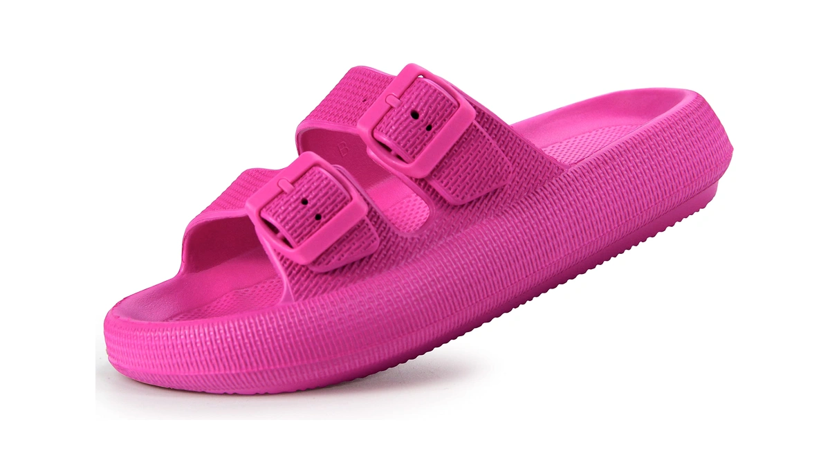 Weweya Pillow For Women Slides Summer Beach Eva Soft Sole