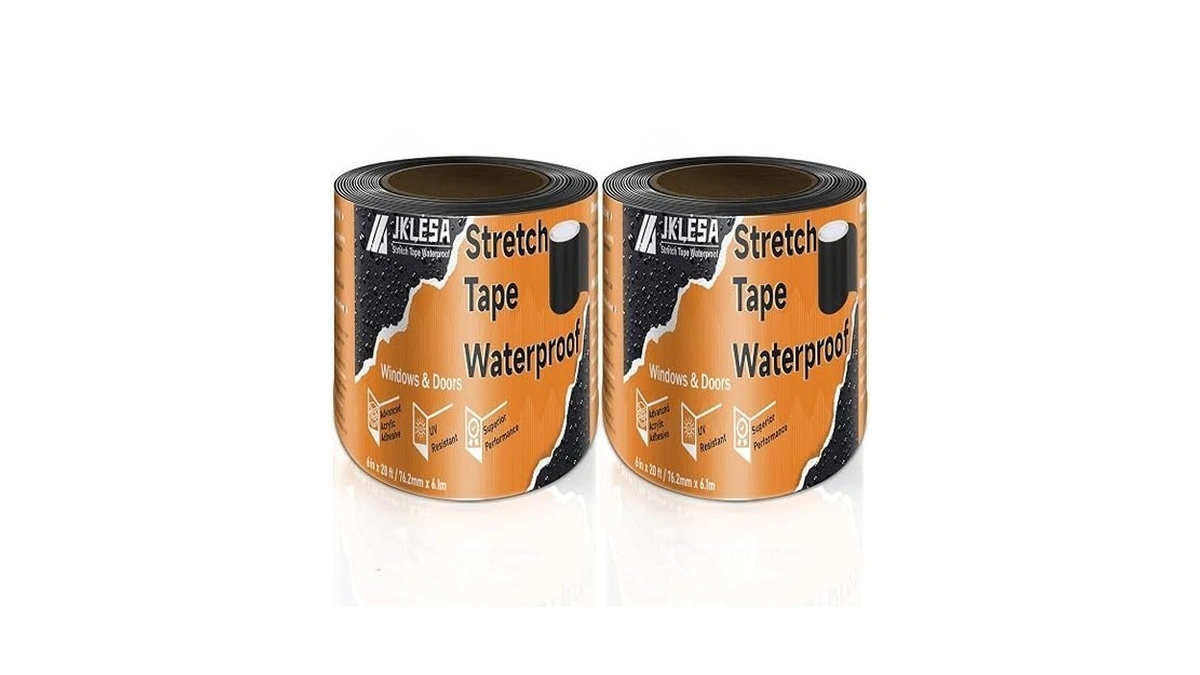 Stretch Tape For Windows & Doors, 6" X 20' Roll