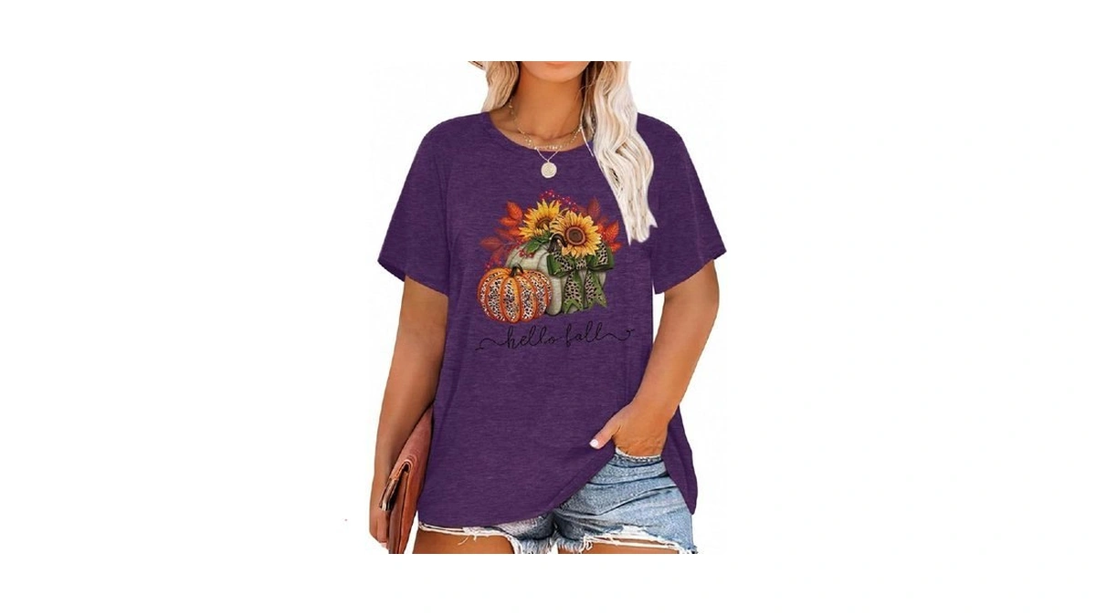 Mk Shop Limited Plus Size Graphic Tees For Women Daisy
