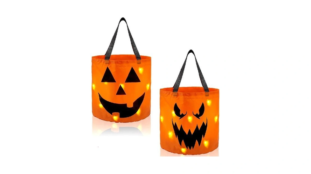 Joyin 2 Pcs Halloween Trick Or Treat Bags 10 X