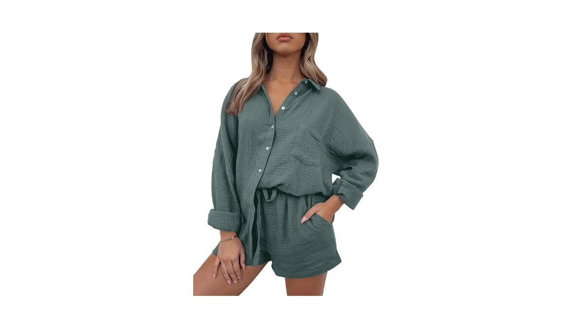 Automet 2 Piece Sets For Women Lounge Wear Matching Two
