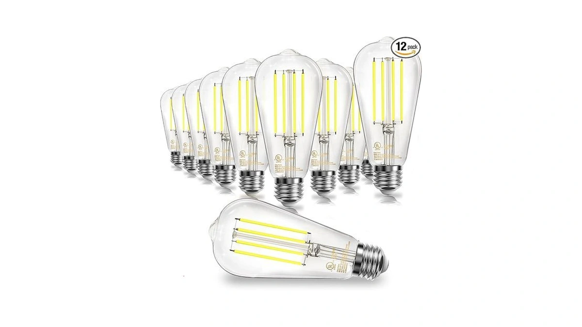 Daybetter 12 Pack Led Lights, Vintage Led Edison Bulbs 60