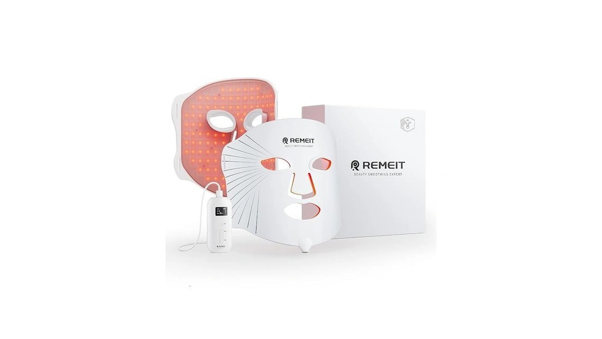Amazon code: Remeit Red Light Therapy Mask For Face,