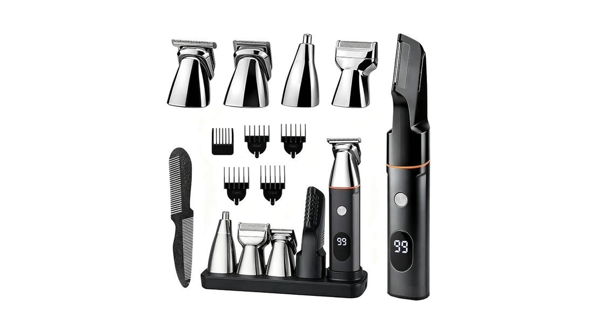Manscape Body & Pubic Hair Trimmer For Men, No-nick Groin