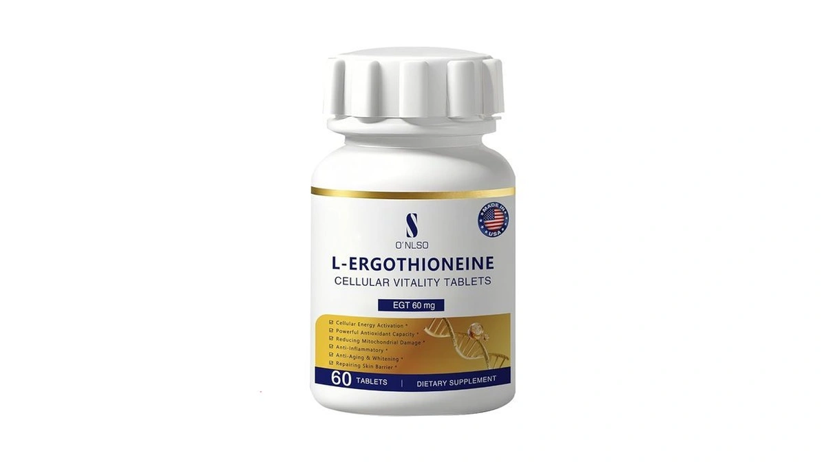O'nlso L-ergothioneine Supplement 30mg, Anti Aging Support & Antioxidant Tablets,