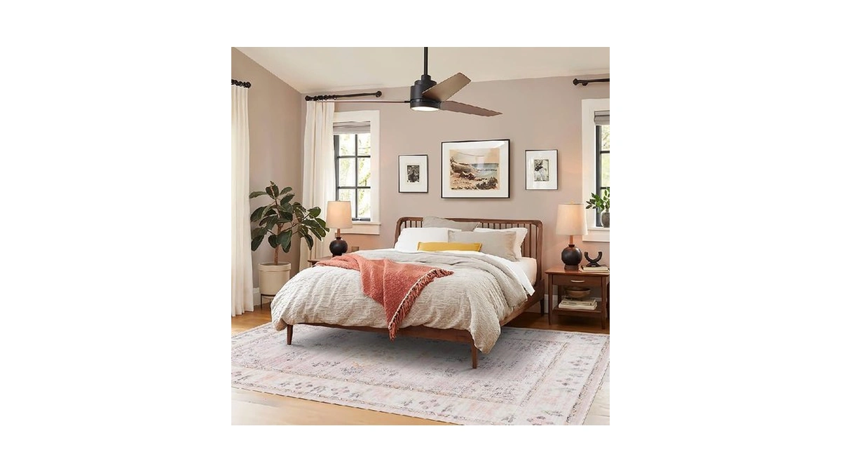 Syalife 4x6 Washable Area Rug, Ultra Soft Non-slip, Low Pile,