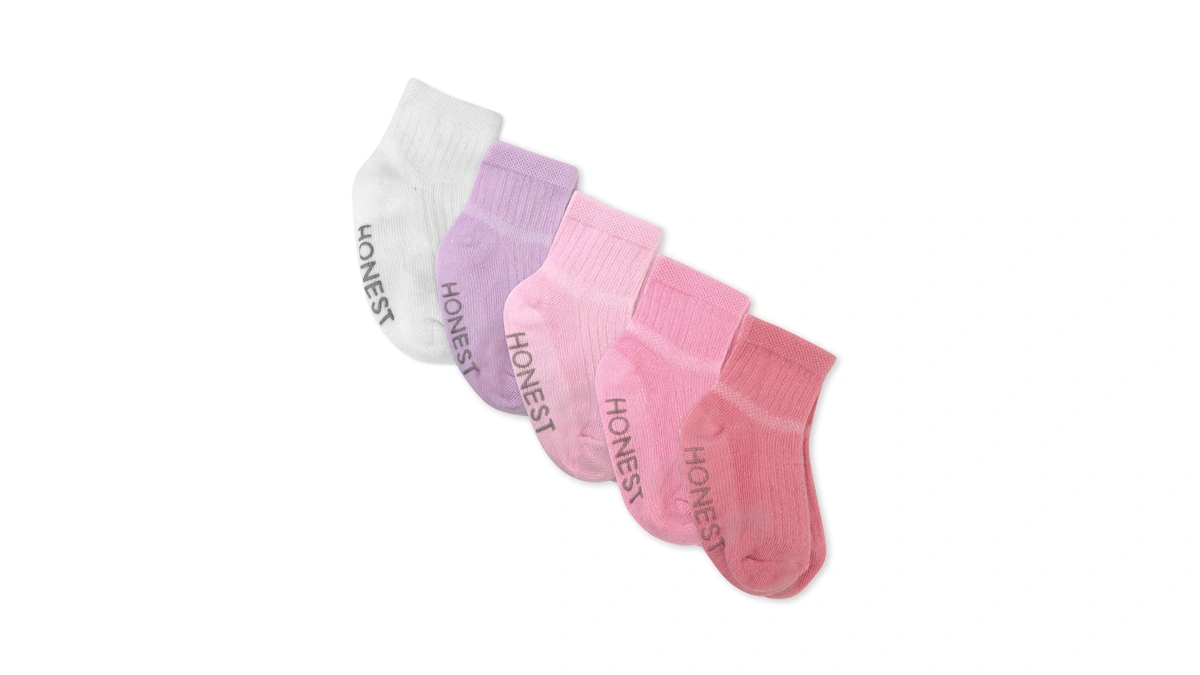 Honestbaby Multipack Cozy Socks Sustainably Made For Infant, Newborn Baby,
