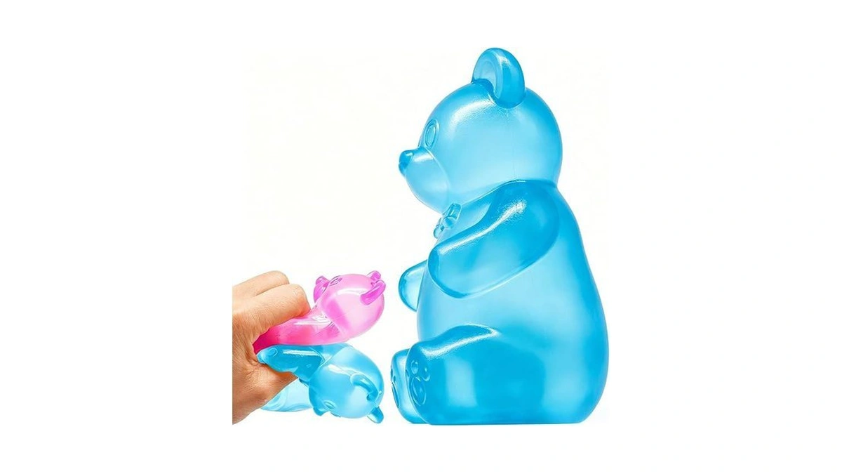 Fidget Toys Gummy Bear, Stress Cube Squishies Anxiety Stress Relief,