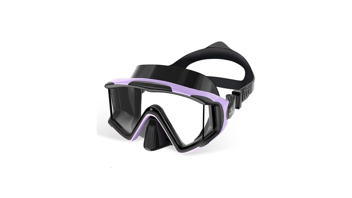 Keary Kids Swim Goggles With Nose Cover 3-window Swimming Goggles