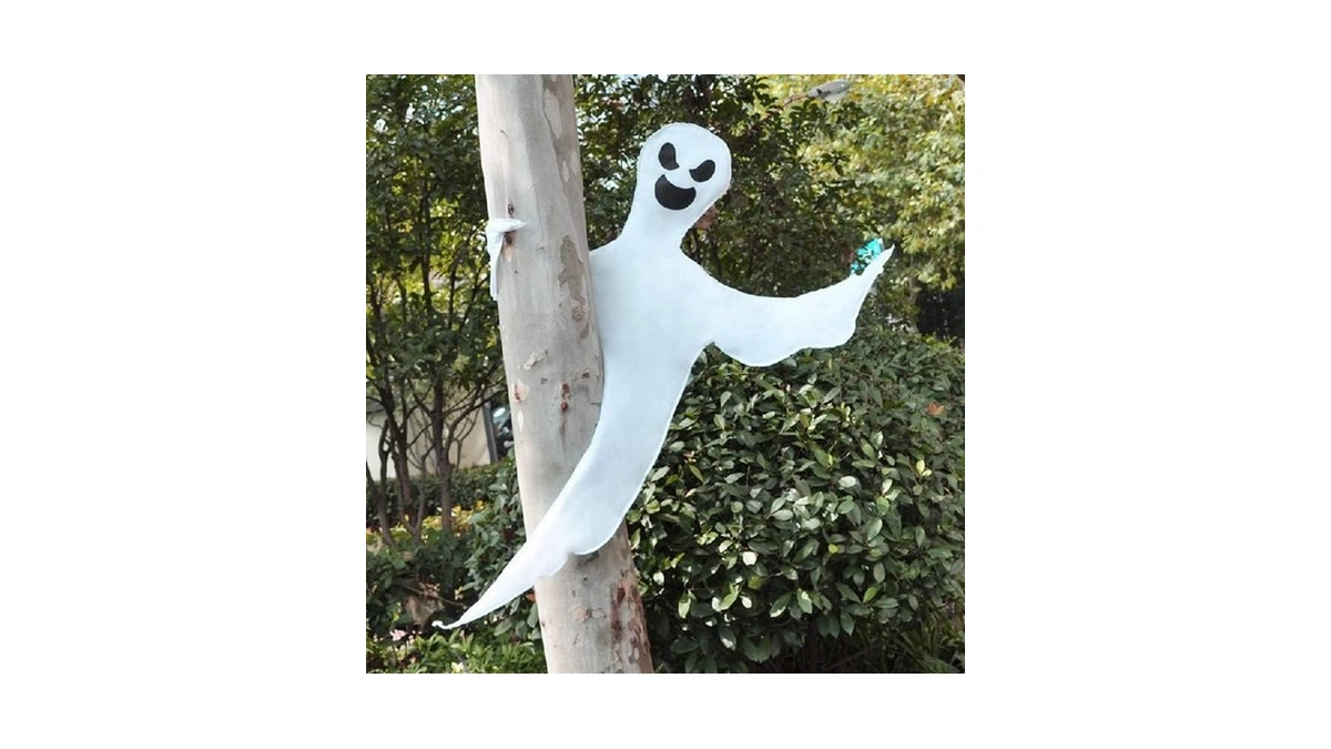 Joyin 53” Halloween Bendable Tree Wrap Ghost Decoration For Halloween