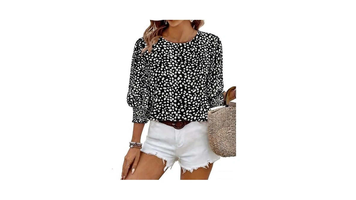 Halife Floral Print Summer Blouses